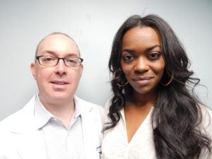 Dr. Janowski and Talyah Polee, Miss Colorado USA 2015